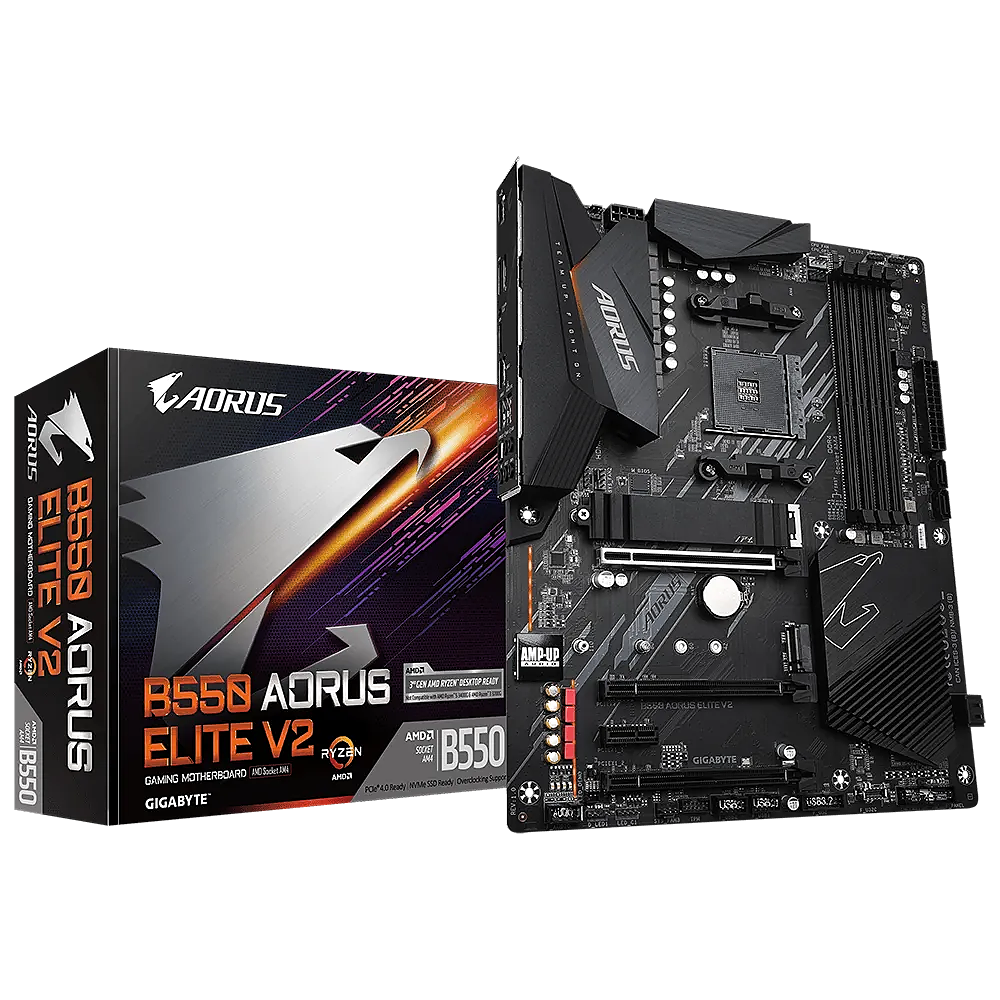 Placa Madre Gigabyte Aorus Elite V Amd Am B Ctman