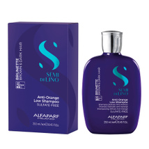 Shampoo Alfaparf semi Di Lino Anti-naranjo cabellos oscuros