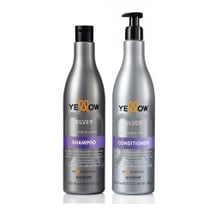 Shampoo + Acondicionador Matizante Alfaparf Amarillos Cvl