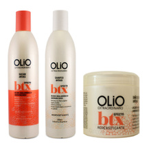 Kit Shampoo Olio Antiage brillo + acondicionador + Máscara