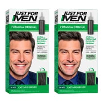 2 Shampoo Elimina Canas 5 Minutos Just For Men Natural Cvl