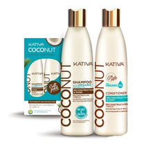 Shampoo acondicionador reconstrucción nutritiva Kativa Coco
