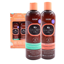 Shampoo y acondicionador Hask nutrición e hidratación coco