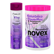 Kit Shampoo + tratamiento reconstrucción Hialurónico Novex