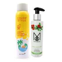 Crema corporal hidratante aloe vera + Protector Solar FPS 50