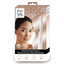 Depilador de vello facial Pure Silk + set perfilado de ceja