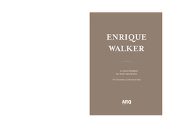 Enrique Walker | Bajo Constricción