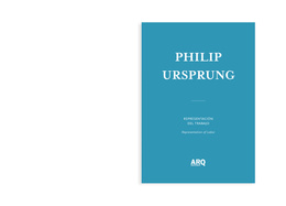 Philip Ursprung  | Representación del Trabajo