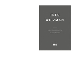 Ines Weizman | Arquitectura Documental