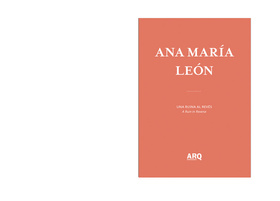 Ana María León | Una Ruina al Revés