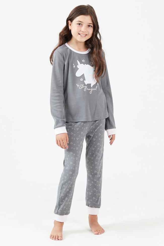 Pijama Polo Kids Gris 221