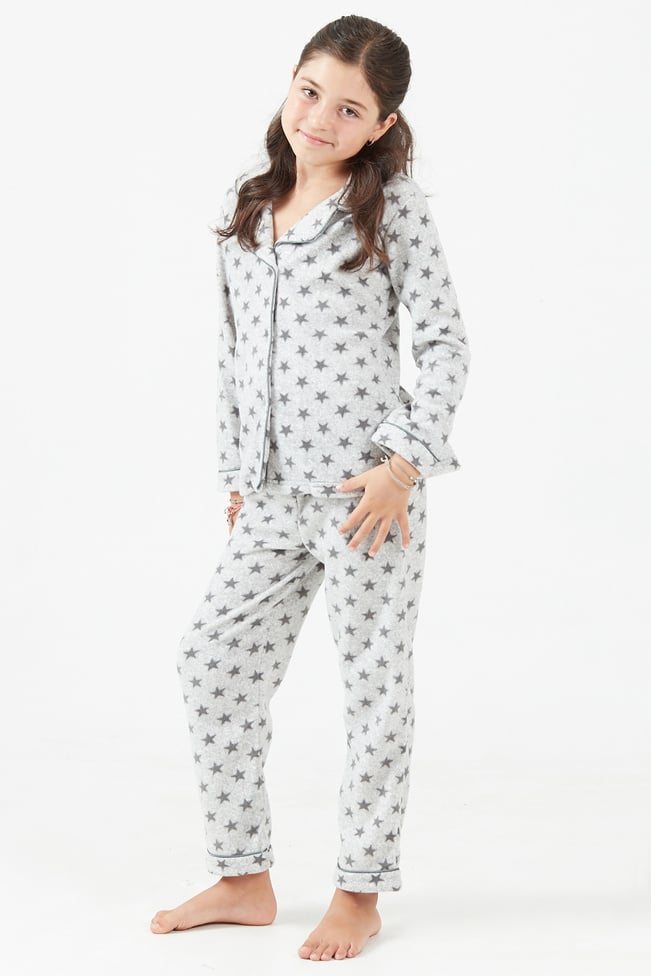 Pijama Sport Polar Kids Gris Mel 221