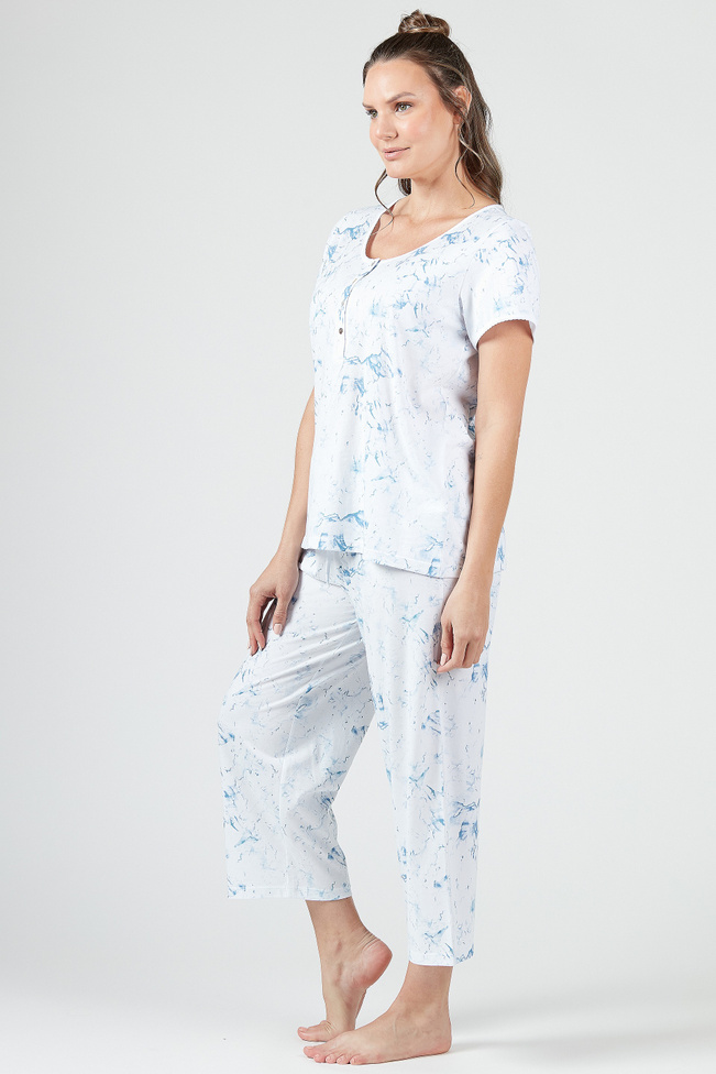 Pijama New Cuore Azul Estampado 222