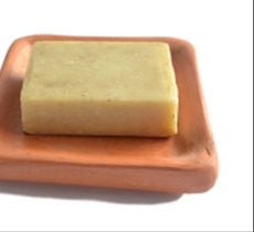 Porta jabón cuadrado en cerámica de Pañul