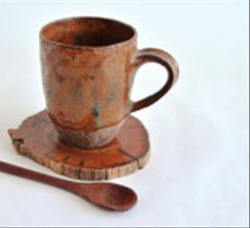 Set espresso araucaria y cerámica gres 
