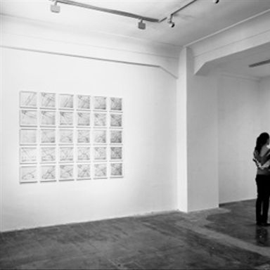 Lines 01-1 & Lines 01-2 / Installation view