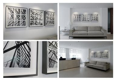 Structure Variations /Private commission for Derwent London / Installation view