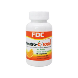 VITAMINA C de 1000 mg (No ácida)-90 comprimidos