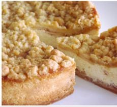 Cheesecake Crumble de Manzanas