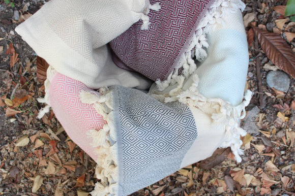 Mantas turcas de algodón delgadas