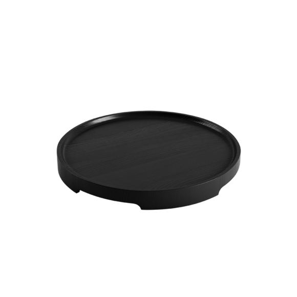 Bandeja de madera para usar con puf