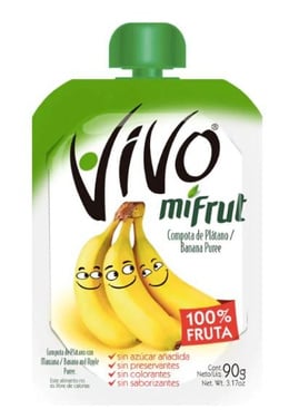 Mifrut Plátano Vivo 90Gr