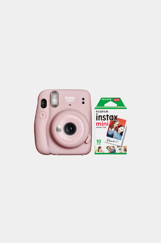 Kit Instax Mini 11 Blush Pink + Carga 10 fotos