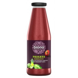 Pasta salsa organica tomate de Albahaca Basilico