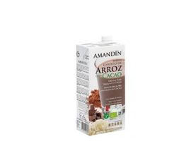  Amandin Bebida Orgánica de Arroz y Cacao - 1 Litro