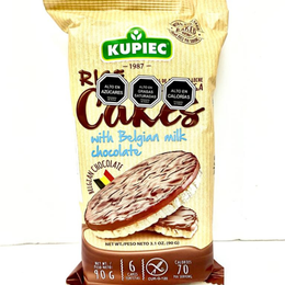 Galletas de arroz chocolate leche  90 grs Kupiec