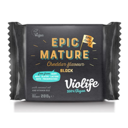 Violife Queso Bloque Cheddar Epic Mature - 200 grs