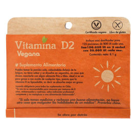 Dulzura Natural Vitamina D2 - 125 porciones de 800 UI
