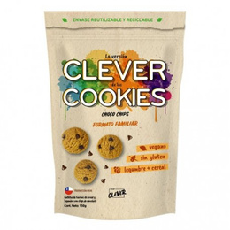 Galletas Clever cookies Choco chips familiar - 150 Grs