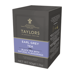  Taylors Infusión Sin Gluten Earl Grey Tea - 20 unidades