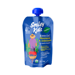 Smiley Kids Esencial Manzana y Arándano - 90 grs