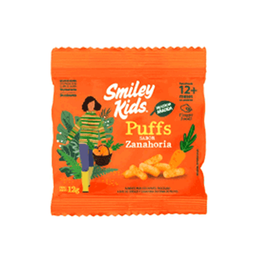 Smiley Kids Puffs Zanahoria - 12 grs 