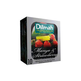  Té Negro Mango Frutilla Dilmah - 10 Unidades