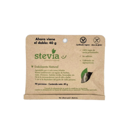 Dulzura Natural Stevia en Hojas - 90 porciones 40 grs
