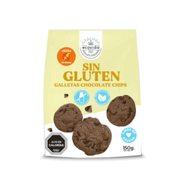 Ecovida Galletas Chocolate Chips Sin Gluten - 150 grs