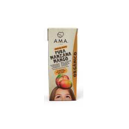  Pack 3 AMA Jugo de Fruta Manzana Mango Orgánico - 200 ml