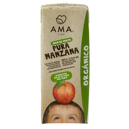 Pack 3 AMA Jugo de Fruta Manzana Orgánico - 200 ml