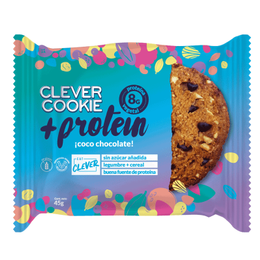  Galletòn Clever Cookies Protein Coco Chocolate - 45 grs