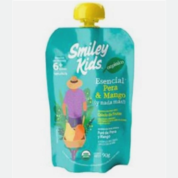 Pack 6 Smiley Kids Pera Mango - 90 grs 