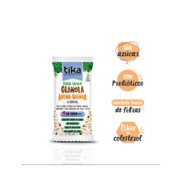Tika Cereal Salvaje Avena Quinoa y Semillas - 20 grs