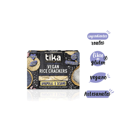  Tika Vegan Rice Amapolas y Sésamo - 100 grs