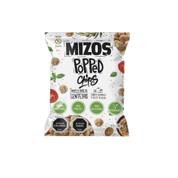 Mizos Pack 6 Snack Popped Tomate Albahaca y Aceite de Oliva - 20 grs ($ 482 x unid)