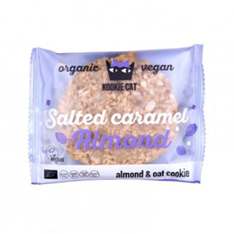 Galletón Orgánico Kookie Cat Almond Salted Caramel - 50 grs