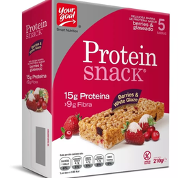 Pack 5 Protein Snack Berries & White Glaze - 42 grs