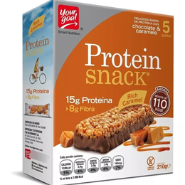 Pack 5 Protein Snack Rich Caramel (15 grs de Proteina) - 42 grs