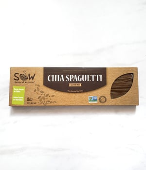 Pasta Spaghetti de Chia. 227 gr. Libre de Gluten